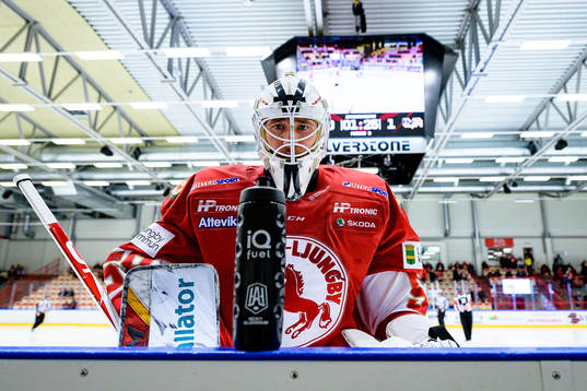 Troja/Ljungbys målvakt Anton Svensson