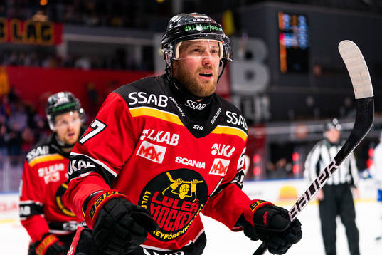 Luleås Linus Omark jublar