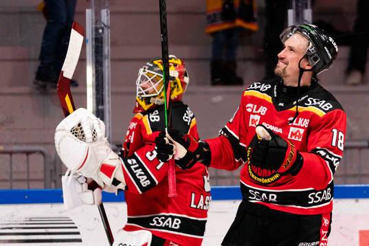 Luleås Sami Lepistö jublar