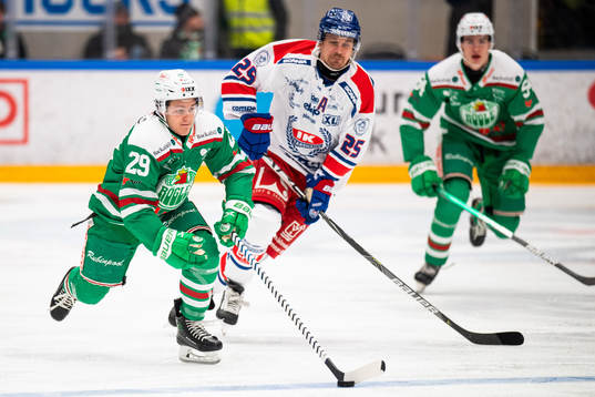 Rögles Tyler Kelleher och Oskarshamns Johannes Salmonsson
