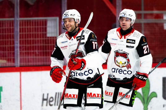 Malmö Redhawks Pathrik Westerholm jublar