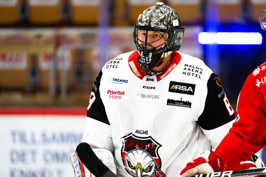 Malmö Redhawks målvakt Oscar Alsenfelt