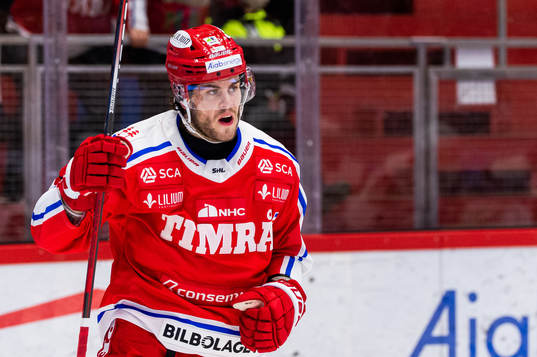Timrås Pontus Åberg jublar