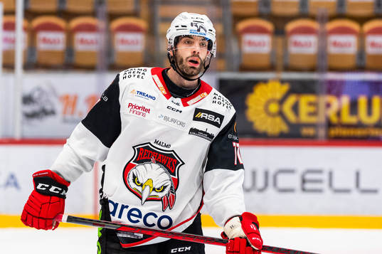 Malmö Redhawks Markus Lauridsen deppar