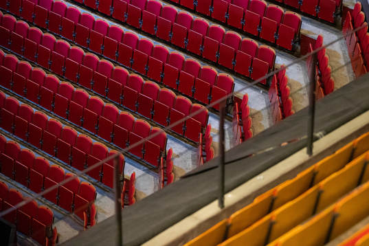 Tom läktare i Monitor ERP Arena