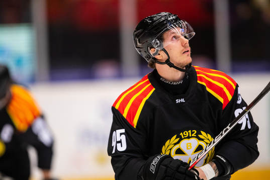 Brynäs Nick Olesen deppar