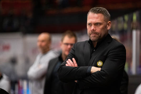 Brynäs assisterande tränare Mikael Holmqvist