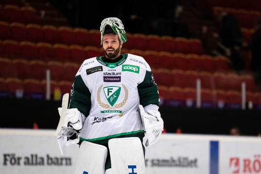 Färjestads målvakt Dominik Furch