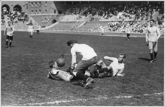 Fotboll, Stockholm - Södermanland. 1922, Stockholm