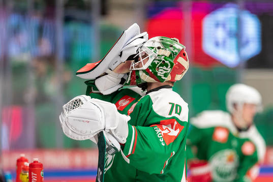 Goalkeeper Calle Clang of Rögle