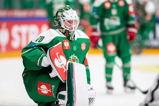 Goalkeeper Calle Clang of Rögle