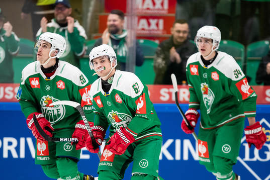 Leon Bristedt of Rögle celebrates