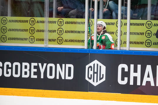 Dennis Everberg of Rögle in the penalty box