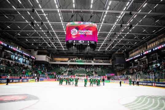 Players of Rögle celebrate