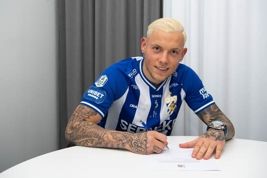 IFK Göteborgs nyförvärv Erik Sorga signerar kontrakt