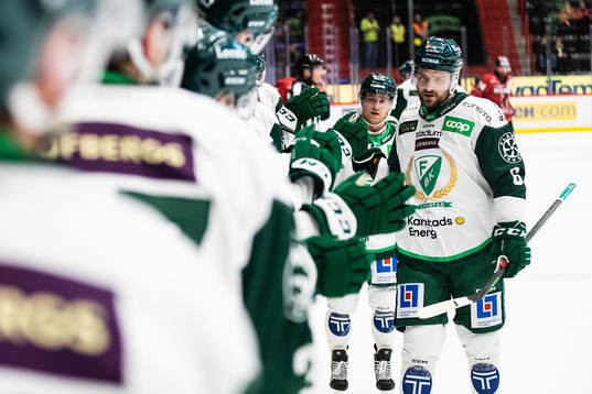 Färjestads Mikael Wikstrand jublar
