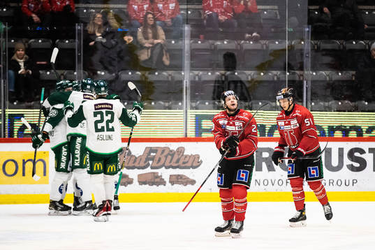 Färjestads Mikael Wikstrand jublar