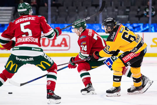 Frölundas Andreas Borgman och Luleås Linus Omark