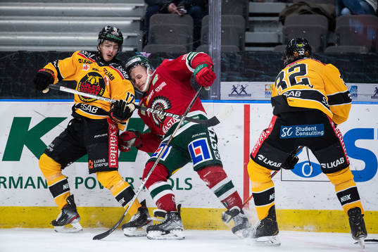 Luleås Isac Brännström och Oscar Engsund mot Frölundas