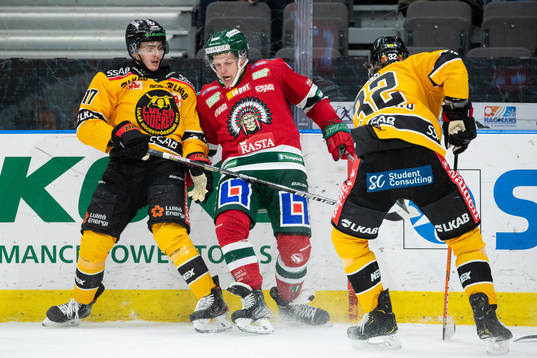 Luleås Isac Brännström och Oscar Engsund mot Frölundas