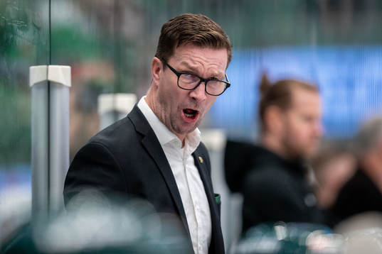Färjestads tränare Johan Pennerborn