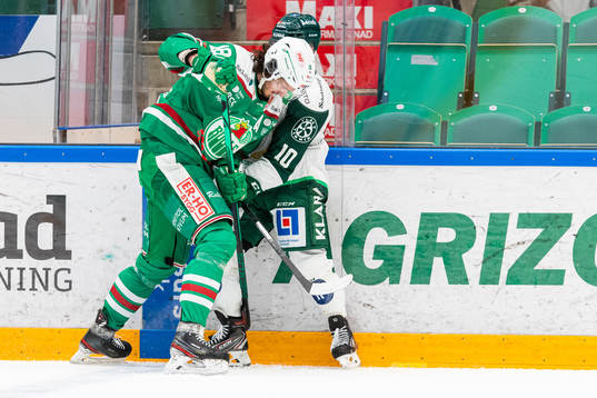 Rögles Dennis Everberg och Färjestads Marcus Nilsson