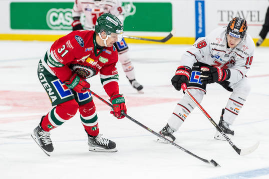 Frölundas Nicklas Lasu  och Örebros Rodrigo Abols