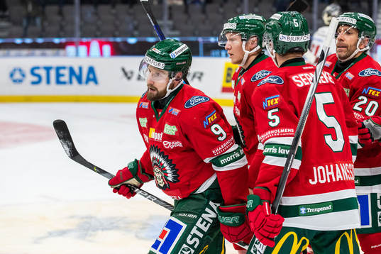 Frölundas Jan Mursak jublar