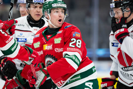 Frölundas Johan Sundström reagerar på sitt bortdömda