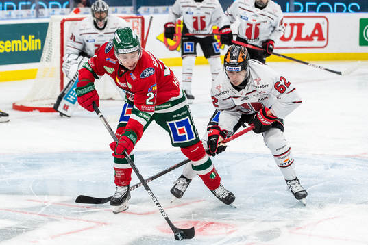 Frölundas Karl Henriksson och Örebros Robert Leino