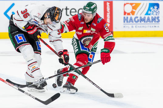 Örebros Emil Larsson och Frölundas Filip Johansson