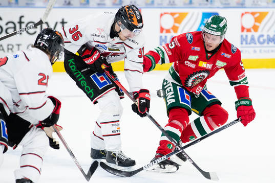 Örebros Emil Larsson och Frölundas Filip Johansson