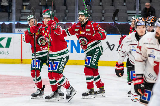 Frölundas Nicklas Lasu jublar