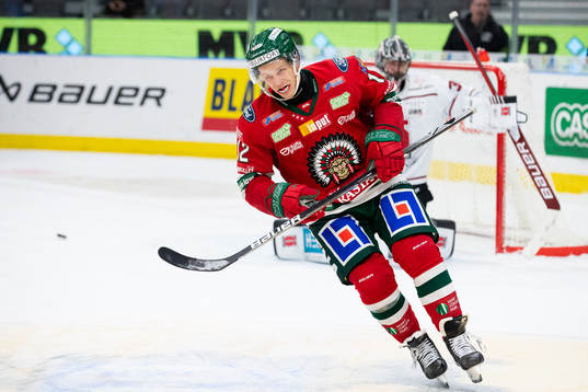 Frölundas Max Friberg jublar