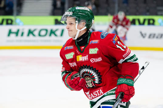 Frölundas Max Friberg jublar
