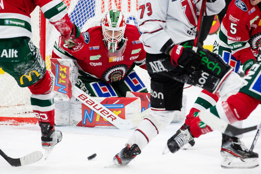 Frölundas målvakt Matthew Tomkins