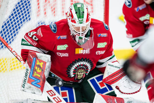 Frölundas målvakt Matthew Tomkins