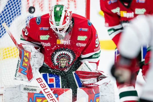 Frölundas målvakt Matthew Tomkins
