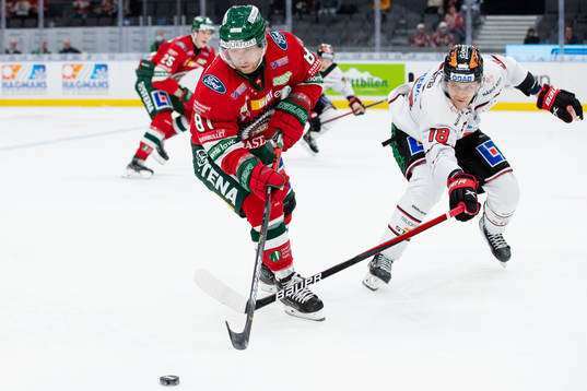 Frölundas Ryan Lasch och Örebros Rodrigo Abols