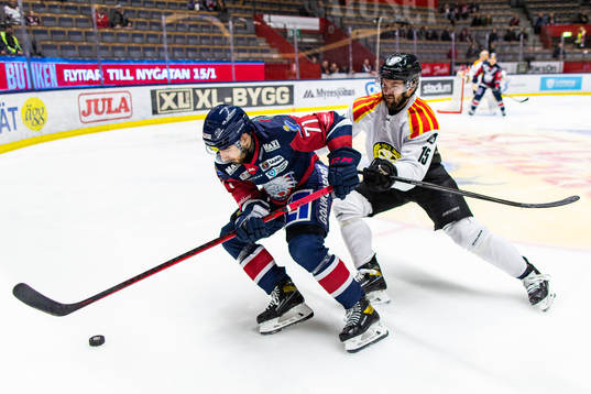 Linköpings Robert Lantosi och Brynäs Simon Bertilsson