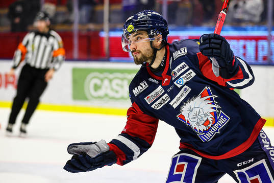 Linköpings Robert Lantosi jublar