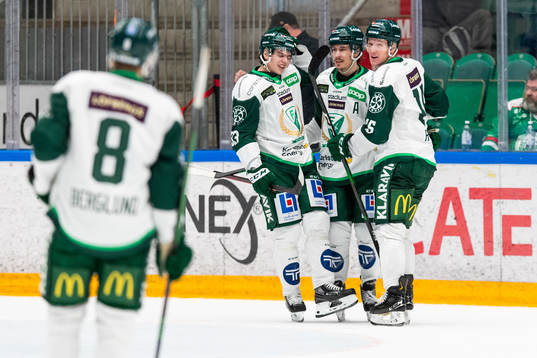 Färjestads Albert Johansson, Joakim Nygård och Gustav