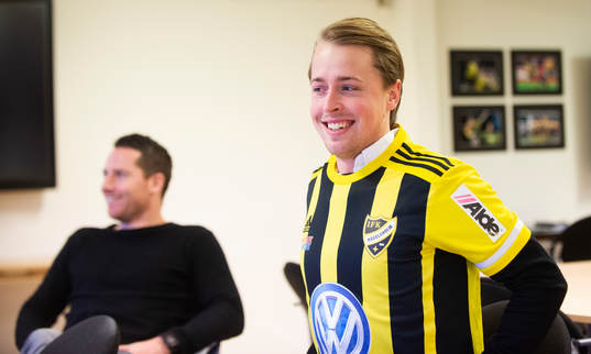 IFK Hässleholms nyförvärv Robin Strömberg i Hässleholm
