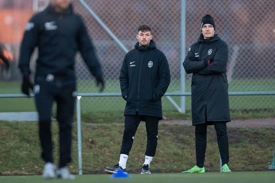 Fystränare och fysioterapeut Sebastian Ceder och Viktor