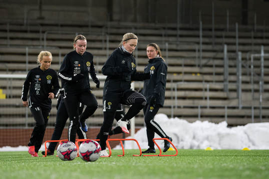 Tea Skoglund, Leann Nyström och Fanny Johansson