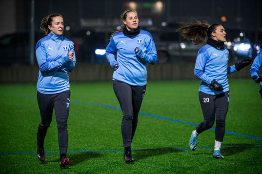 Malmö FFs Anna Plantin, Linnea Svensson och Saga