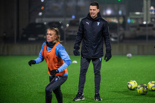 Malmö FFs tränare Fredrik Jahnfors