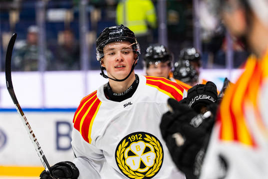Brynäs Noel Gunler jublar