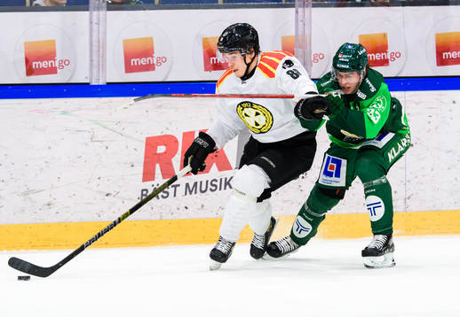 Brynäs Dmytro Timashov och Färjestads Albert Johansson