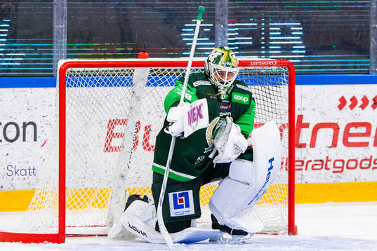 Färjestads målvakt Dominik Furch